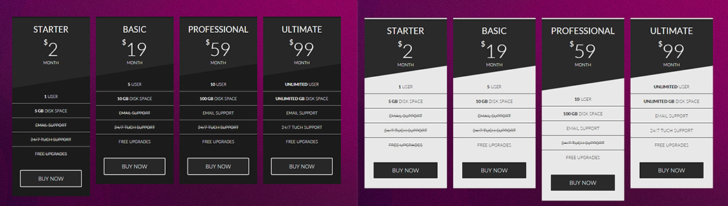 Cronos - Responsive Pricing Tables - 2